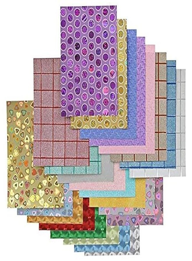 ECLET ورق ملصقات زخرفي مطبوع مسبقًا من إيكليت، مقاس A4، مناسب للدفاتر والهدايا واللوحات الفنية وغيرها. عبوة من 10 أوراق (80 جرامًا للمتر المربع). - Image 2